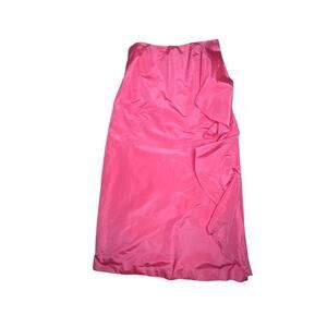 Dana Buchman Hot Pink Mid-Length Skirt Size 14 – Silk Cotton Blend